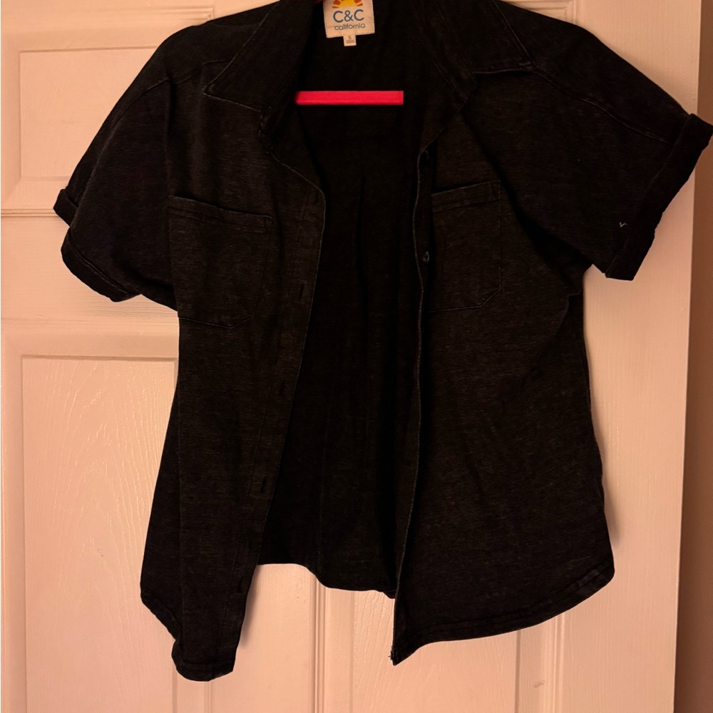 C&C California Charcoal Gray Tee